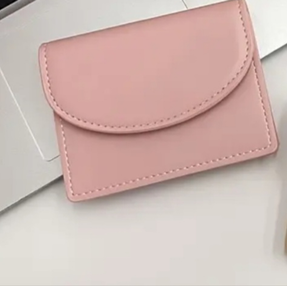 Faux leather wallet